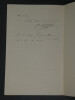 Gustave WORMS, lettre autographe sign&eacute;e, "je suis malade et confin&eacute;", 2 pages. Gustave WORMS