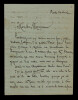 Gilles DE SAINT-GERMAIN, Com&eacute;dien - LETTRE AUTOGRAPHE SIGN&Eacute;E. Gilles DE SAINT-GERMAIN