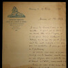 Andr&eacute; G&Eacute;RARDIN, Math&eacute;maticien - LETTRE AUTOGRAPHE SIGN&Eacute;E SUR l'AFAS, 1908. Andr&eacute; G&Eacute;RARDIN