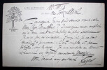 FAGUS (Georges FAILLET) - LETTRE AUTOGRAPHE SIGN&Eacute;E A MR MONTFORT PARIS 1909. Georges FAILLET