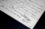 FAGUS (Georges FAILLET) - LETTRE AUTOGRAPHE SIGN&Eacute;E A MR MONTFORT PARIS 1909. Georges FAILLET