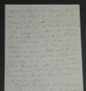 Henri Cantel - Lettre autographe sign&eacute;e &agrave; "Mon cher Georges",  1876. Henri CANTEL