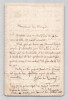 Agla&eacute; de Corday - Lettre autographe sign&eacute;e au Marquis de Valois, 3 pages - 1855. Agla&eacute; de CORDAY