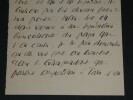 Henri LACOMBE, LETTRE autographe sign&eacute;e 1890 Loiret. Henri LACOMBE