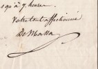 Claude Ambroise R&eacute;gnier - Avocat - LETTRE AUTOGRAPHE SIGN&Eacute;E. Claude Ambroise R&Eacute;GNIER