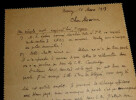 Andr&eacute; G&Eacute;RARDIN - LETTRE AUTOGRAPHE SIGN&Eacute;E A Charles-Ange LAISANT, 1913. Andr&eacute; G&Eacute;RARDIN