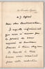 John Wodehouse 1er comte de Kimberley - Lettre autographe sign&eacute;e. John WODEHOUSE