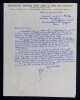 Guy CHASTEL - LETTRE AUTOGRAPHE SIGN&Eacute;E A Maurice d'HARTOY, 1950. Guy CHASTEL