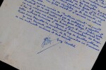 Guy CHASTEL - LETTRE AUTOGRAPHE SIGN&Eacute;E A Maurice d'HARTOY, 1950. Guy CHASTEL