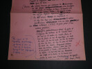 Jean-Jacques GAUTIER - MANUSCRIT AUTOGRAPHE SIGN&Eacute; "MURAD III DE HABIB BOULARES". Jean-Jacques GAUTIER