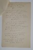 MANUEL Eug&egrave;ne - MANUSCRIT POEME "L'eau qui dort", c. 1900. Eug&egrave;ne MANUEL