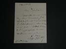 Th&eacute;odore Ritter - Lettre autographe sign&eacute;e - 1855. Th&eacute;odore RITTER
