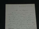 Gustave WORMS, lettre autographe sign&eacute;e, "un d&eacute;fenseur de plus", 3 pages. Gustave WORMS