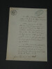 Henri Joseph Guillaume Patin - Pi&egrave;ce autographe - Contribution mobili&egrave;re - 1836. Henri Joseph Guillaume PATIN