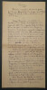 &Eacute;douard GARNIER REDIGE UN &Eacute;LOGE FUNEBRE pour Georges Cl&eacute;menceau, AUTOGRAPHE 1929. &Eacute;douard GARNIER