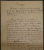 &Eacute;douard GARNIER REDIGE UN &Eacute;LOGE FUNEBRE pour Georges Cl&eacute;menceau, AUTOGRAPHE 1929. &Eacute;douard GARNIER