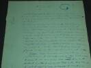 Jules CLARETIE Pens&eacute;e autographe manuscrite sign&eacute;e 3 pages "leur charme". Jules CLARETIE