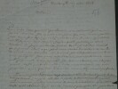 Antoine M&Eacute;TRAL - LETTRE AUTOGRAPHE SIGN&Eacute;E Chamb&eacute;ry, 17 avril 1838. Antoine M&Eacute;TRAL