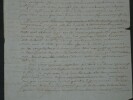 Antoine M&Eacute;TRAL - LETTRE AUTOGRAPHE SIGN&Eacute;E Chamb&eacute;ry, 17 avril 1838. Antoine M&Eacute;TRAL