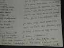 Maurice d'HARTOY Lettre autographe sign&eacute;e 1955 1 page "prose polici&egrave;re". Maurice d'HARTOY
