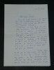 Pierre SOUDET - &Eacute;MOUVANTE LETTRE AUTOGRAPHE SIGN&Eacute;E &Agrave; Pierre LECUIRE - 1975. Pierre SOUDET