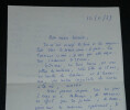 Pierre SOUDET - &Eacute;MOUVANTE LETTRE AUTOGRAPHE SIGN&Eacute;E &Agrave; Pierre LECUIRE - 1975. Pierre SOUDET