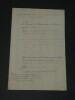 M.-P. de Voyer de Paulmy d'Argenson - Pi&egrave;ce en partie autographe sign&eacute;e - 1749. Marc Pierre de Voyer de Paulmy d'Argenson