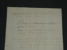 M.-P. de Voyer de Paulmy d'Argenson - Pi&egrave;ce en partie autographe sign&eacute;e - 1749. Marc Pierre de Voyer de Paulmy d'Argenson