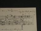 August Brunetti-Pisano - Double port&eacute;e musicale autographe sign&eacute;e - 1918. August BRUNETTI-PISANO