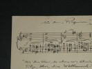 August Brunetti-Pisano - Double port&eacute;e musicale autographe sign&eacute;e - 1918. August BRUNETTI-PISANO