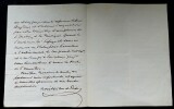 DE NOAILLES Paul (duc) - LETTRE AUTOGRAPHE SIGN&Eacute;E, LETTRE AU COMTE, 1845. Paul de NOAILLES