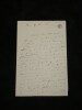 Emile Paladilhe, Lettre autographe sign&eacute;e adress&eacute; &agrave; Heugel 1886. Emile PALADILHE