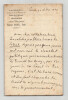 &Eacute;douard Herv&eacute; Lettre autographe sign&eacute;e Influence des &Eacute;lections l&eacute;gislatives 1889. &Eacute;douard HERV&Eacute;