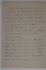 DE TINSEAU L&eacute;on, LETTRE AUTOGRAPHE SIGN&Eacute;E,  Le Parrain d'Annette,  T BETZON 1893. L&eacute;on de TINSEAU