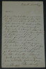 Pitre-Chevalier Lettre autographe sign&eacute;e &agrave; Charles Magnin Biblioth&egrave;que Royale. Pierre-Michel-Fran&ccedil;ois CHEVALIER
