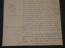 Fran&ccedil;ois Guillot de Rode - Manuscrit autographe sign&eacute;, critique. Fran&ccedil;ois GUILLOT de RODE