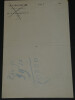 Charles BERNARD-DEROSNE - LETTRE AUTOGRAPHE SIGN&Eacute;E droits litt&eacute;raires, 1886. Charles BERNARD-DEROSNE