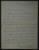 Eug&egrave;ne SAUZAY - Lettre Autographe Sign&eacute;e "cela est vrai, vive la science", 1891. Eug&egrave;ne SAUZAY