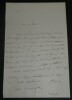 Fromental Hal&eacute;vy - Lettre autographe sign&eacute;e [sur Schiedmayer] - 1850. Fromental HAL&Eacute;VY