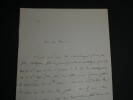 Fromental Hal&eacute;vy - Lettre autographe sign&eacute;e [sur Schiedmayer] - 1850. Fromental HAL&Eacute;VY