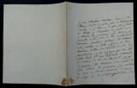 Vincent CAMPENON - LETTRE AUTOGRAPHE SIGN&Eacute;E A Barth&eacute;l&eacute;my-Andr&eacute; CAMERANI, 1809. Vincent CAMPENON