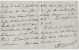 Ren&eacute;e de Brimont - lettre autographe sign&eacute;e d'invitation, 3 pages, Paris, Wagram. Ren&eacute;e de Brimont