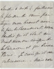 Ren&eacute;e de Brimont - lettre autographe sign&eacute;e d'invitation, 3 pages, Paris, Wagram. Ren&eacute;e de Brimont