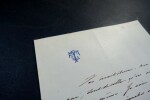 TISSOT Charles - LETTRE AUTOGRAPHE SIGNEE A PROPOS D'INVITATIONS. Charles TISSOT