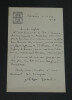 Philippe GODET &eacute;crivain suisse - LETTRE AUTOGRAPHE SIGN&Eacute;E - J.J ROUSSEAU - 1908. Philippe GODET