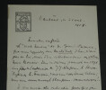 Philippe GODET &eacute;crivain suisse - LETTRE AUTOGRAPHE SIGN&Eacute;E - J.J ROUSSEAU - 1908. Philippe GODET