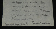 Frantz Funck-Brentano - Lettre autographe sign&eacute;e "les lettres de cachet &agrave; Paris". Frantz FUNCK-BRENTANO