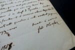 HOEFER Ferdinand - LETTRE AUTOGRAPHE SIGN&Eacute;E, A PROPOS D'UNE COLLABORATION 1858. Ferdinand HOEFER