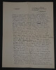 &Eacute;mile HENRIOT, BEAU MANUSCRIT PO&Eacute;TIQUE AUTOGRAPHE SIGN&Eacute; 4 PAGES A Mme DE HARTING. &Eacute;mile HENRIOT
