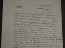 &Eacute;mile HENRIOT, BEAU MANUSCRIT PO&Eacute;TIQUE AUTOGRAPHE SIGN&Eacute; 4 PAGES A Mme DE HARTING. &Eacute;mile HENRIOT